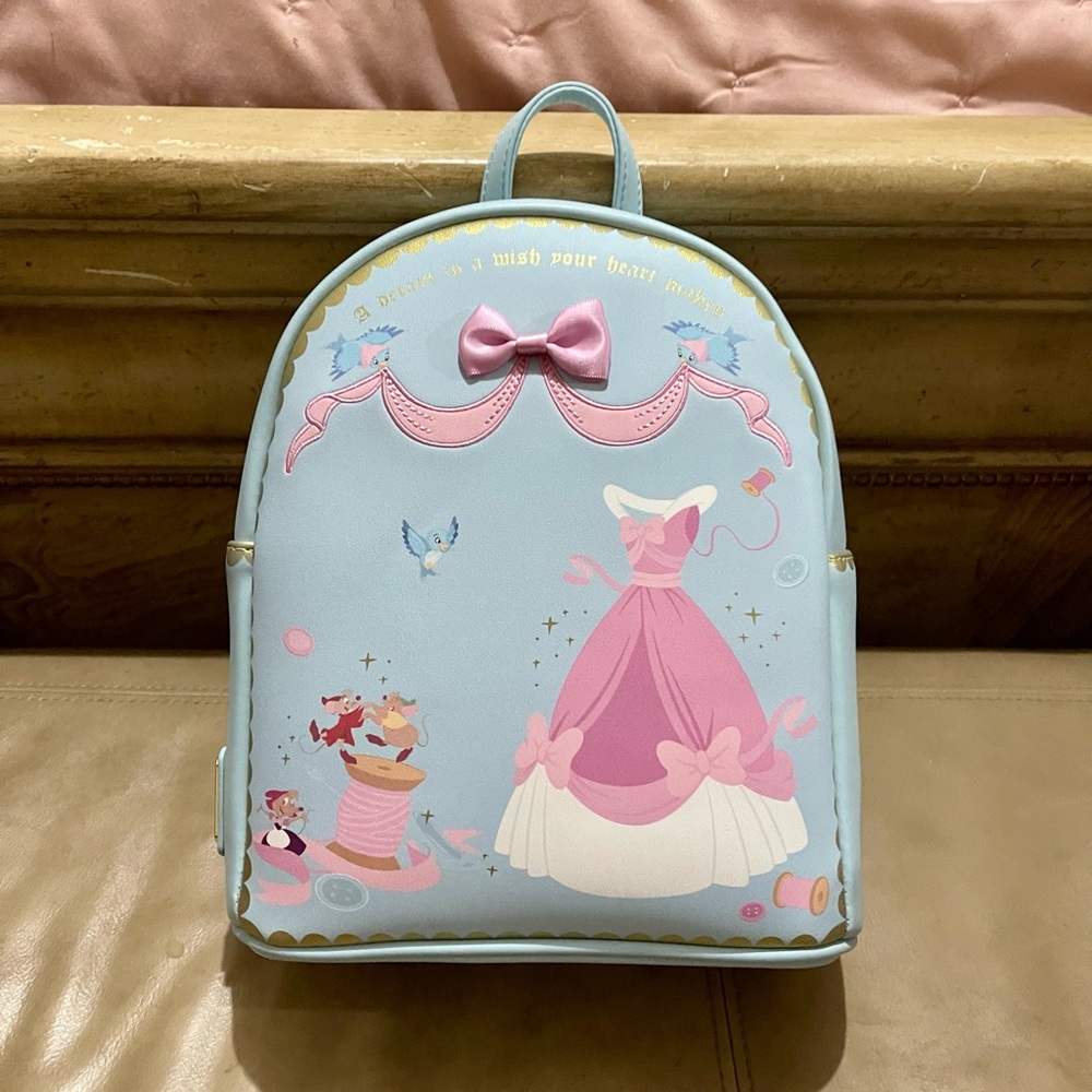 Loungefly Cinderella Pink Dress mini backpack